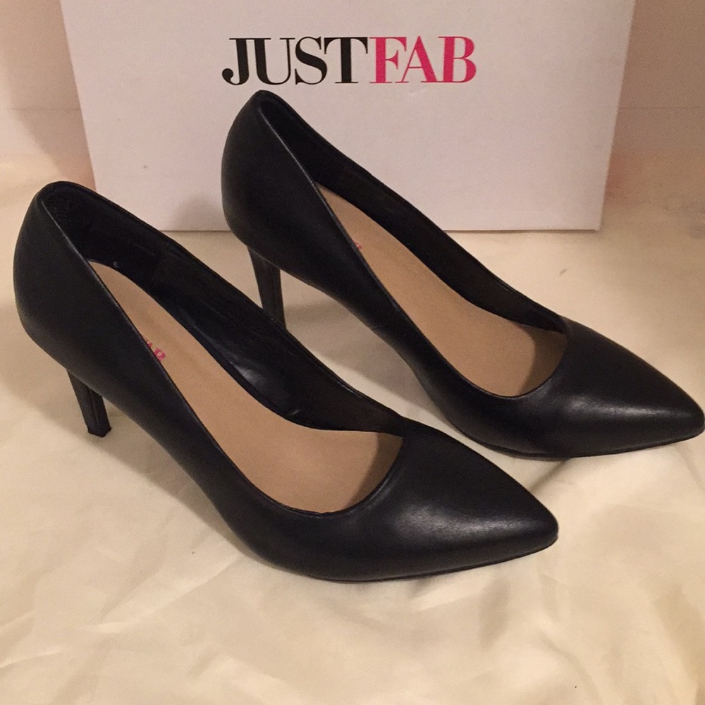 JustFab Black Heels